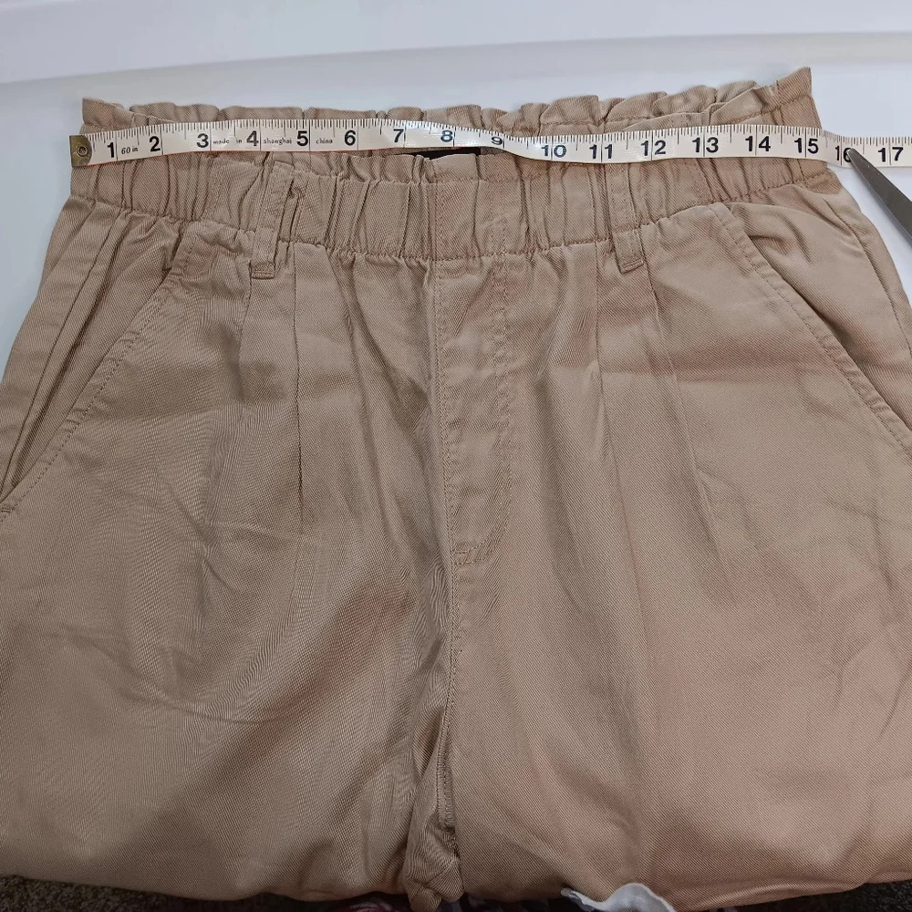 Sanctuary Women's super high-rise pants, straight leg, sz L, lyocell, pull-on. - Picture 9 of 16